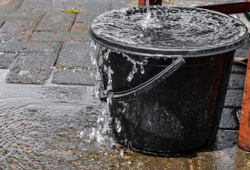 Overflowing bucket