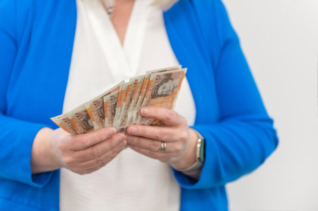 cash in hand