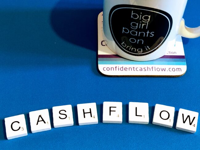 cashflow spelt out in letters